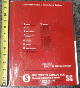 1992 Sweets Catalog File Electrical Engineering and Retrofit - Foto 1 di 14