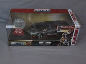 Transformers Last Knight Metals "HOT ROD" Walmart excl. Sealed *NEW* 2017 Jada - Picture 1 of 4