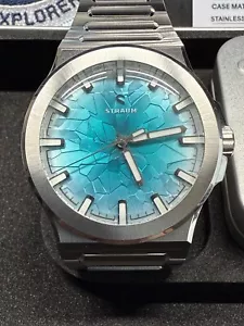 Straum Jan Mayen Glacial Rift Watch w/strap adapters & ZULUDIVER buckle & straps - Picture 1 of 22