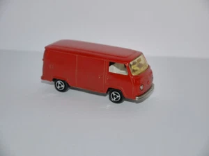 Fourgon VW T2 Bus Transporter rosso rosso Majorette n. 244 Francia 1:60 raro - Foto 1 di 8