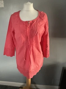 Dickins & Jones Pink Women's Top Size 12 - Picture 1 of 5