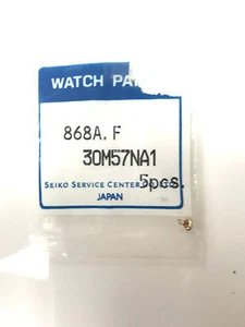 SEIKO 30M57NA1 CORONA AMARILLA T.13 WP 8100-2606Y NUEVO ORIGINAL GENUINO NOS - Imagen 1 de 2