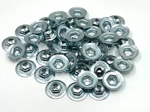 10-24 moulding trim clips nuts 3/4 flange nut fits dodge plymouth - 50pcs - Bild 1 von 2