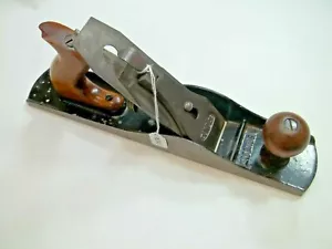 DUNLAP Vintage Woodworkers Smoothing Wood Plane, 14" Long, 2-9/16" Wide, USA - Picture 1 of 12