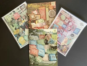 Chicken Scratch and Candlewicking Embroidery 4 PACK!! 1 each of the 4! - Picture 1 of 12