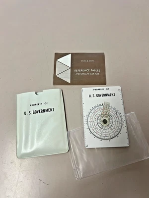 1968 Sama & Etani Circular Slide Rule/Reference Tables, Model 600 USG - Image 1 of 4