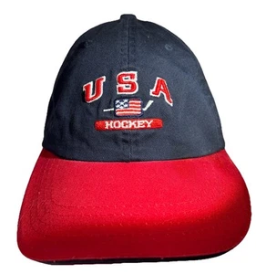 USA Hockey Old School Adjustable Strap Zephyr Brand Hat - Picture 1 of 8
