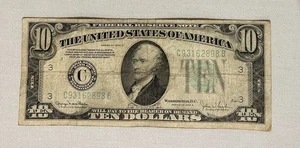1934 D United States Of America $10 Ten Dollar Bill Federal Reserve Note - Picture 1 of 11