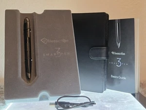 Livescribe Smartpen 3 for iOS7 iPhone iPad with New Notebook - Untested - Picture 1 of 12
