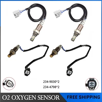 4 sensores de oxígeno O2 aguas arriba y aguas abajo OEM para Jaguar S-Type XJ8 XJR 3,0/4,2 L Foto 1 de 4