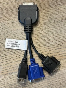 Cisco UCS KVM Dongle Cable Adapter 37-1016-01 VGA USB DB9 Serial - Photo 1/4