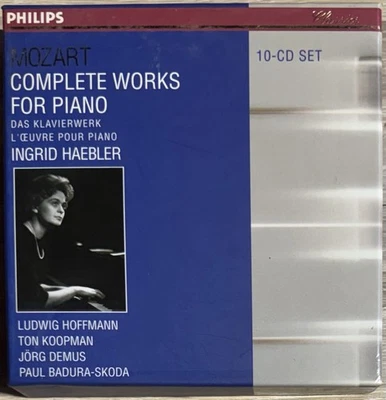 Piano Works-Comp by W.A. Mozart: Ingrid Haebler (10xCD Box, 1997 Philips) - Image 1 of 3