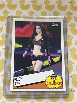 PAIGE NXT CALLED UP #26 2015 Topps Heritage WWE diva wrestling rc rookie card - Image 1 of 2