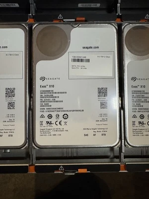 NetApp  108-00591 8TB 7.2k 12G SAS Hard Disk Drive  FRU: X376A, SP-376A - Image 1 of 2