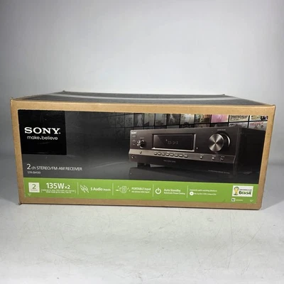 Brand New Sony STR-DH130 2 Channel Stereo FM-AM Receiver (Black) New Unopened  - Image 1 of 4