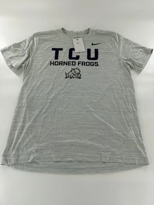 Nike TCU Horned Frogs Velocity Legend Short Sleeve T-Shirt New Size Large L Grey - Image 1 of 4