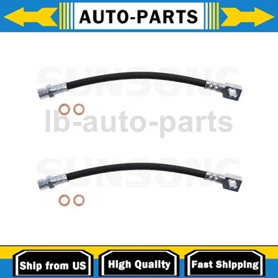 Sunsong Brake Hose Line Rear 2x For Mitsubishi Diamante 1997-2004 - Image 1 of 4