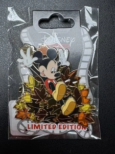 Disney Pin 2024 DSSH DSF Fall Leaves Series Mickey Mouse LE 400 - Picture 1 of 3