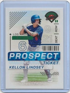 2024 Kellon Lindsey Panini Prospect Edition MLB #10 Los Angeles Dodgers - Picture 1 of 2