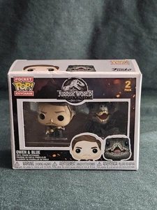 Funko Pop! Portachiavi figure in vinile Owen & Blue Jurassic World Fallen Kingdom 2 - Foto 1 di 6