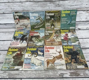 VTG Outdoor Life Hunting/Fishing Magazine 1967 Set Of 12 Issues - LOT READ - Picture 1 of 11
