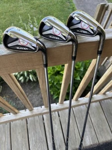 TaylorMade Burner Superfast Steel Shaft R Flex 3 Club Set 3,4,5 Irons - Picture 1 of 11