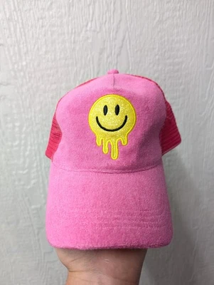 Gorra de béisbol rosa bordada sonriente brillante David & Young nueva con etiquetas Foto 1 de 4