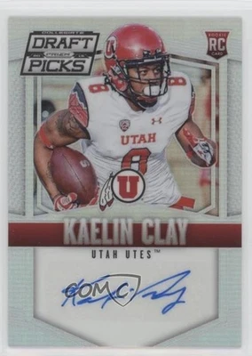 2015 Panini Prizm Collegiate Draft Picks Silver Kaelin Clay #249 Rookie Auto RC - Image 1 of 2
