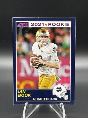 2021 Panini Chronicles Draft Picks Score Pink #54 Ian Book RC Notre Dame RC M23 - Image 1 of 2