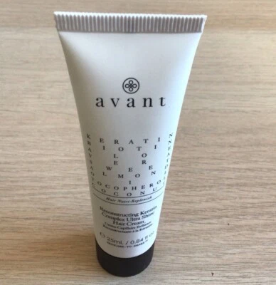 Avant Skincare Reconstructing Keratin Complex Ultra Shine Hair Cream 25ml NEW! - Image 1 of 3
