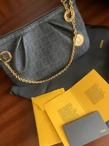 Authentic Vintage Rare,hard to find FENDI small Bag.Limited edition.Time less - Picture 1 of 12