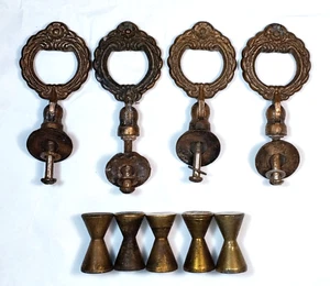 Lot vintage collectible door handles from nightstand and cabinets Vintage-USSR - Picture 1 of 24