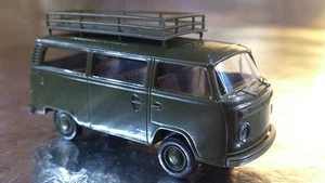 * Brekina 33171 VW T2 Military Bus with large Roof Rack 1:87 HO Scale - Picture 1 of 3
