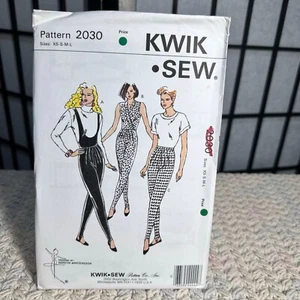 Kwik Sew Pattern 2030 Womens Jumpsuit & Pants Sewing Pattern XS-S-M-L - Picture 1 of 2