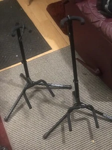 2Strukture SGS3 Collapsible Tripod Instrument and Guitar Stand, Black adjustable - Picture 1 of 10