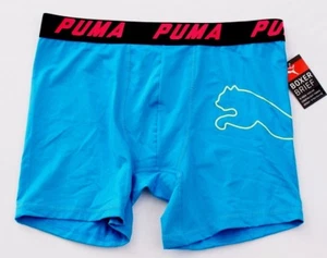 Puma Blue & Pink Lightweight Stretch Boxer Brief Men's NWT - Picture 1 of 1