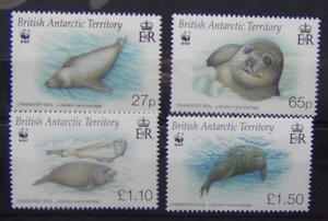 British Antarctic Territory 2009 Endangered Species Crabeater Seal set MNH - Picture 1 of 1