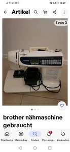 brother nähmaschine gebraucht Generalüberholt, Näht gut.,Defekte Elektronik - Bild 1 von 1