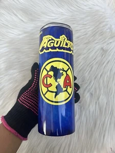 Club América dünner Becher 20 Unzen Edelstahl Aguilas del America - Bild 1 von 7