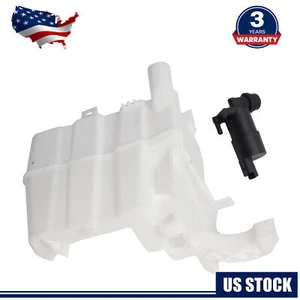 Wiper Washer Windshield Fluid Reservoir Tank w/ Motor For 14-22 Infiniti Q50 Q60 - Picture 1 of 11