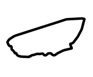 Le Mans Circuit Racetrack Drift Racing Vinyl Decal Sticker Window Muscle Hotrod - Picture 1 of 3