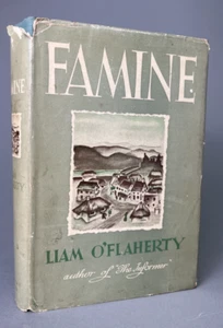 1937 Famine by Liam O'Flaherty Literary Guild Inc 1st Edition - Imagen 1 de 6
