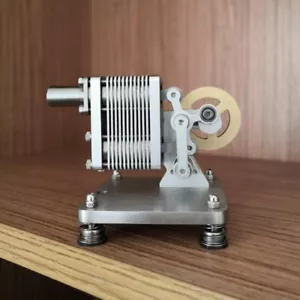 New Powerful Hot Air Stirling Engine Model Toy Alpha Engine Generator Motor Toy - Picture 1 of 7
