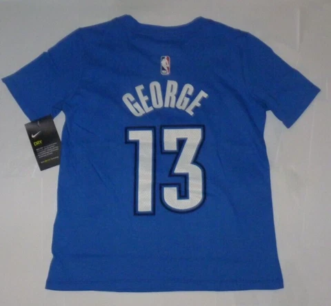 NEW NIKE NBA Paul George Oklahoma City Thunder Jersey  Style T Shirt Youth S 8 Cover