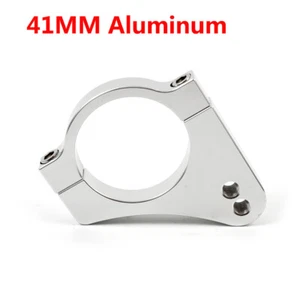 41MM Motorcycle CNC Aluminum Steering Damper Fork Frame Mounting Clamp Bracket - Foto 1 di 6
