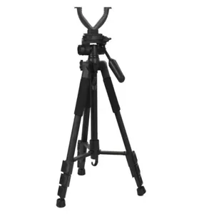 Shooting Hunting Adjustable Tripod Stick Kneeling N Standing Gun 62-182cm - Picture 1 of 5