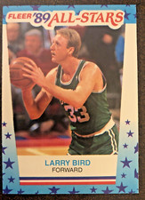 1989-90 Fleer Basketball ALL-STARS STICKERS LARRY BIRD #10 Boston Celtics HOF 