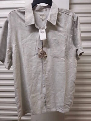 Camisa abotonada O'NEILL Tropics para hombre color: niebla talla: M Foto 1 de 4