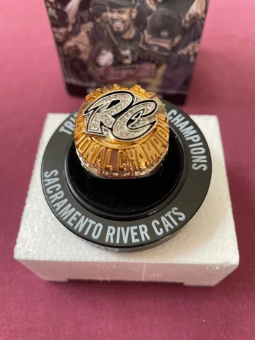 2019 SACRAMENTO RIVER CATS SF GIANTS Triple-A Replica National Championship Ring Cover