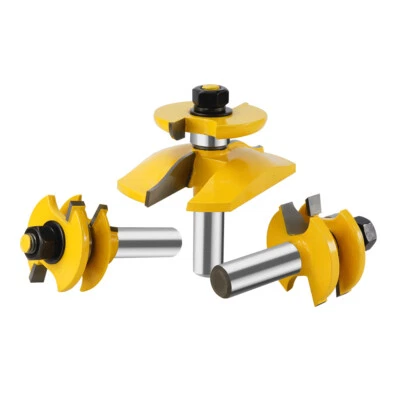 1/2'' Shank Ogee Raised Panel Cabinet Door Router Bits Set Panel Raiser Bit - Image 1 of 4